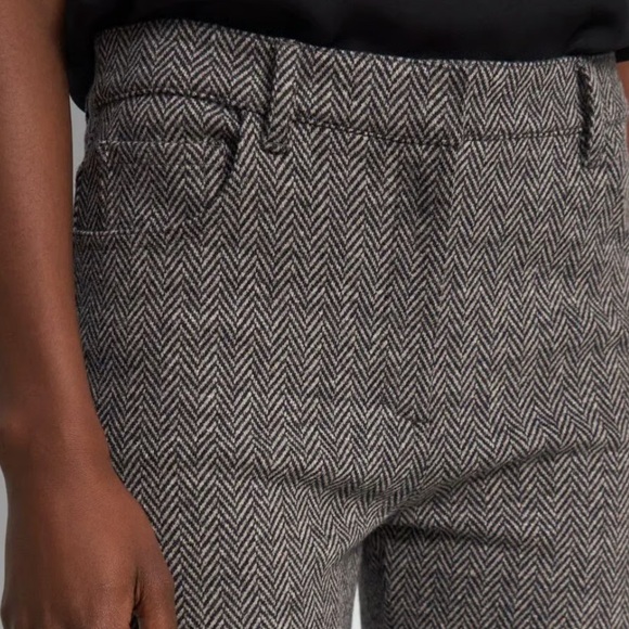 Theory Size 2 Herringbone Flare Leg Dress Pants - Picture 3 of 8